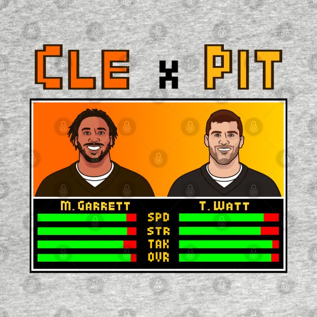 Jam Session - Cleveland vs Pittsburgh - Garrett vs Watt by Docker Tees